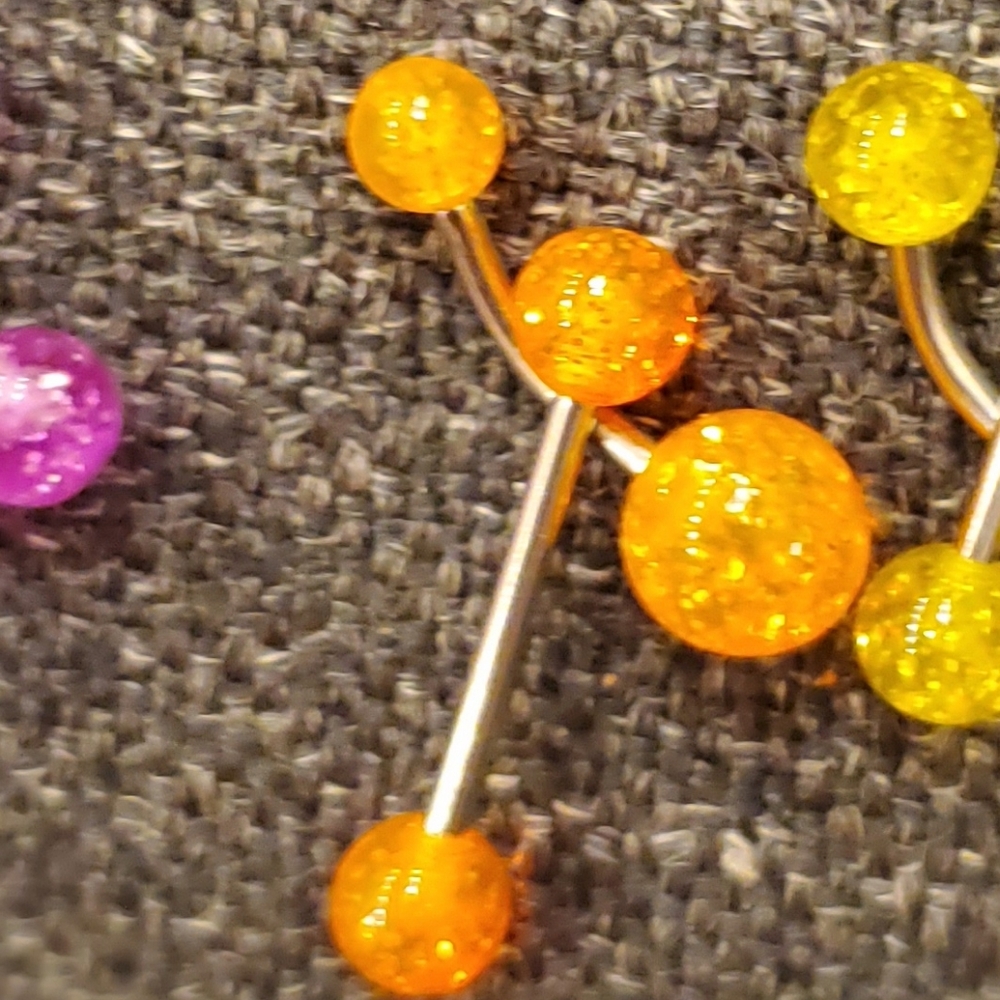Pair of matching piercings